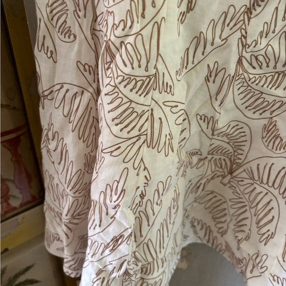 ANTONIO MELANI cream and tan Print Mini Dress - Picture 5 of 12